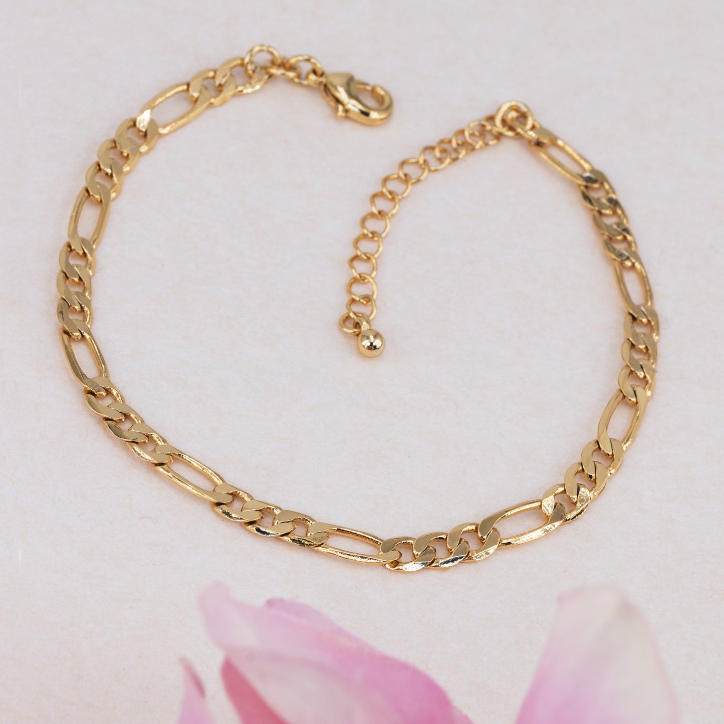 Layered Chain Bracelets Set