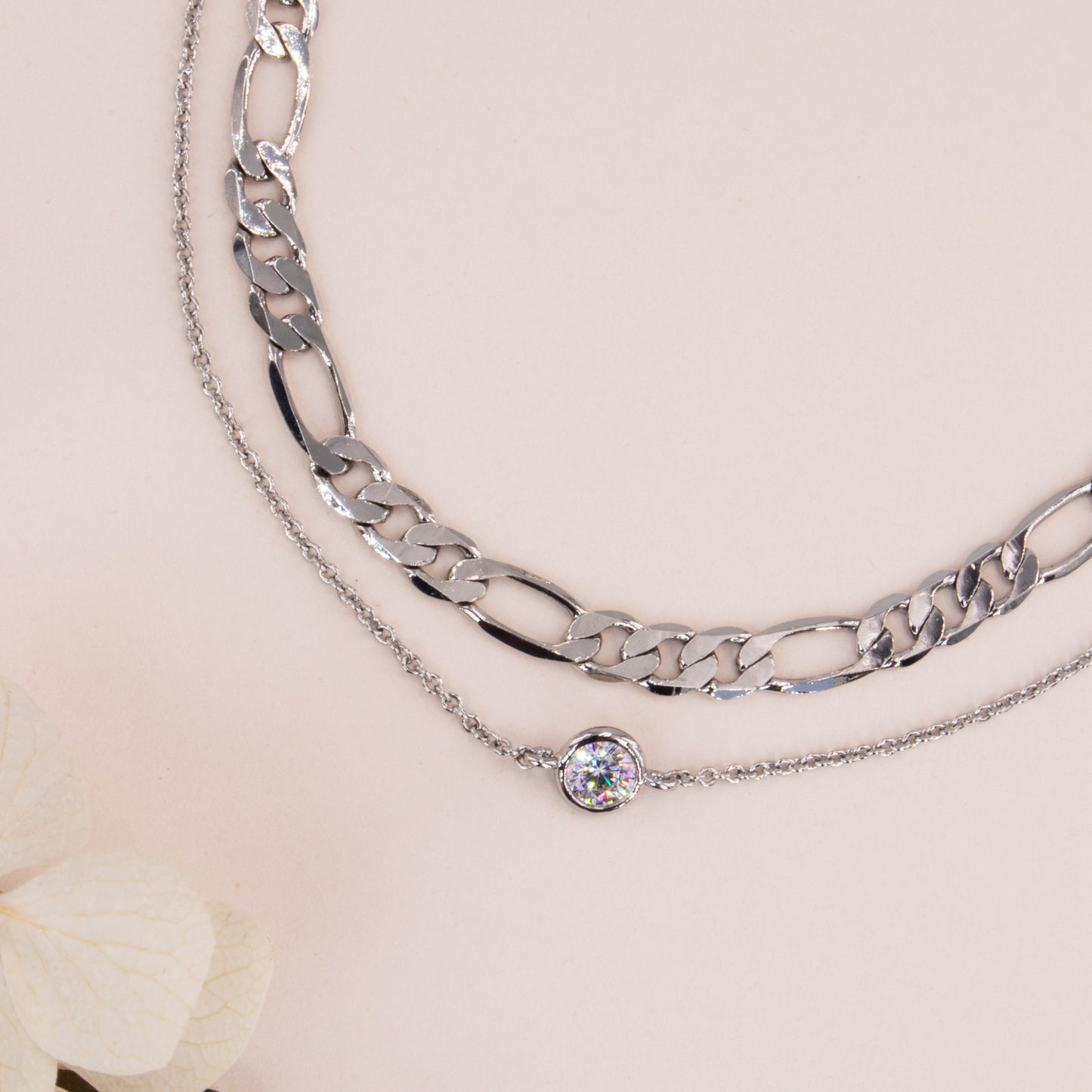Layered Chain Bracelets Set