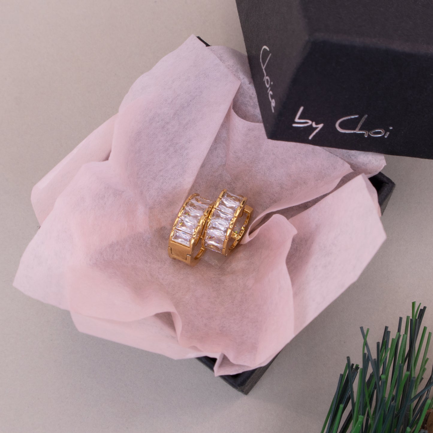 Sparkly Huggie Earrings
