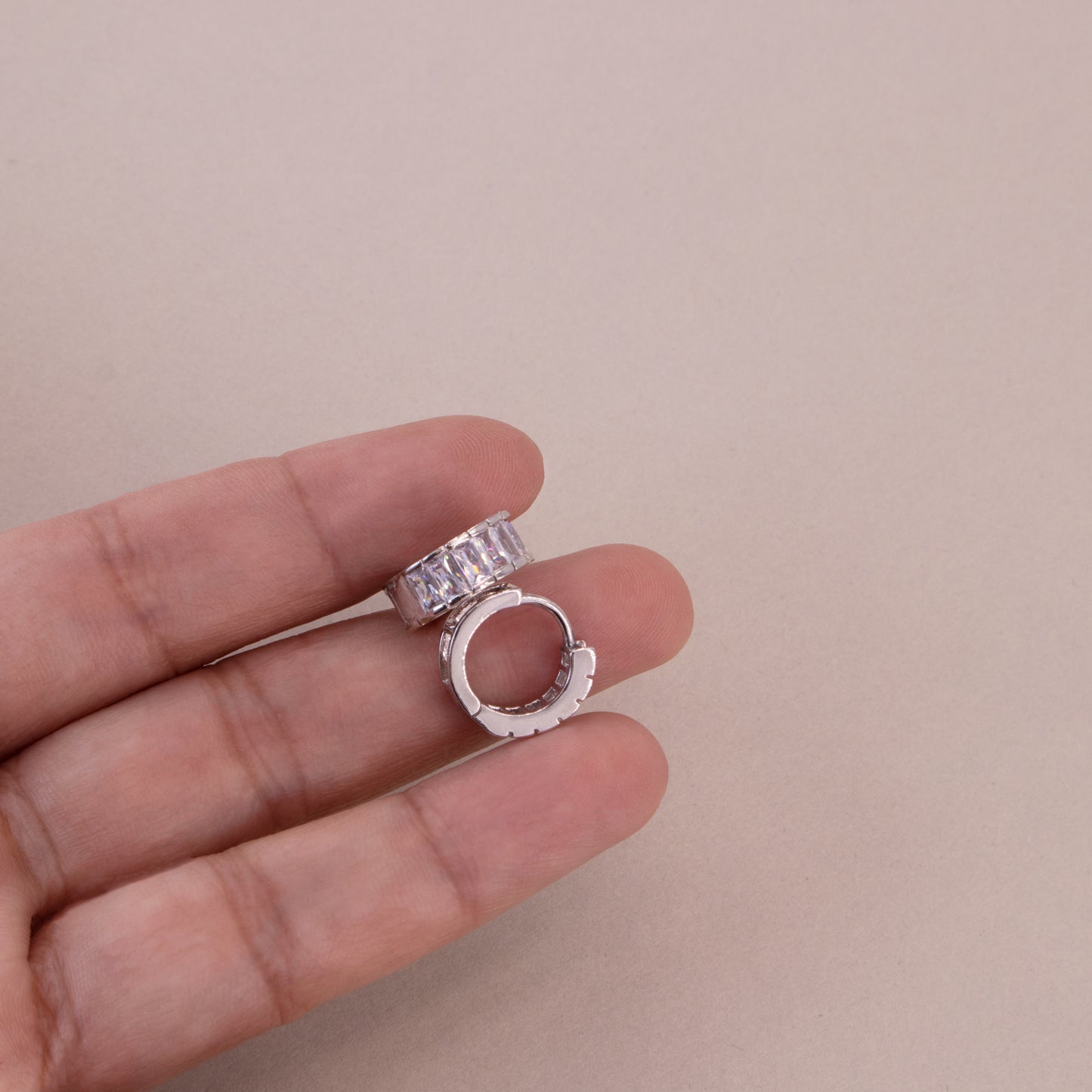 Sparkly Huggie Earrings