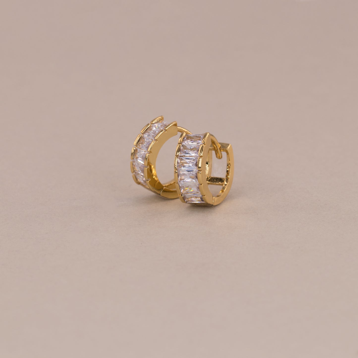 Sparkly Huggie Earrings