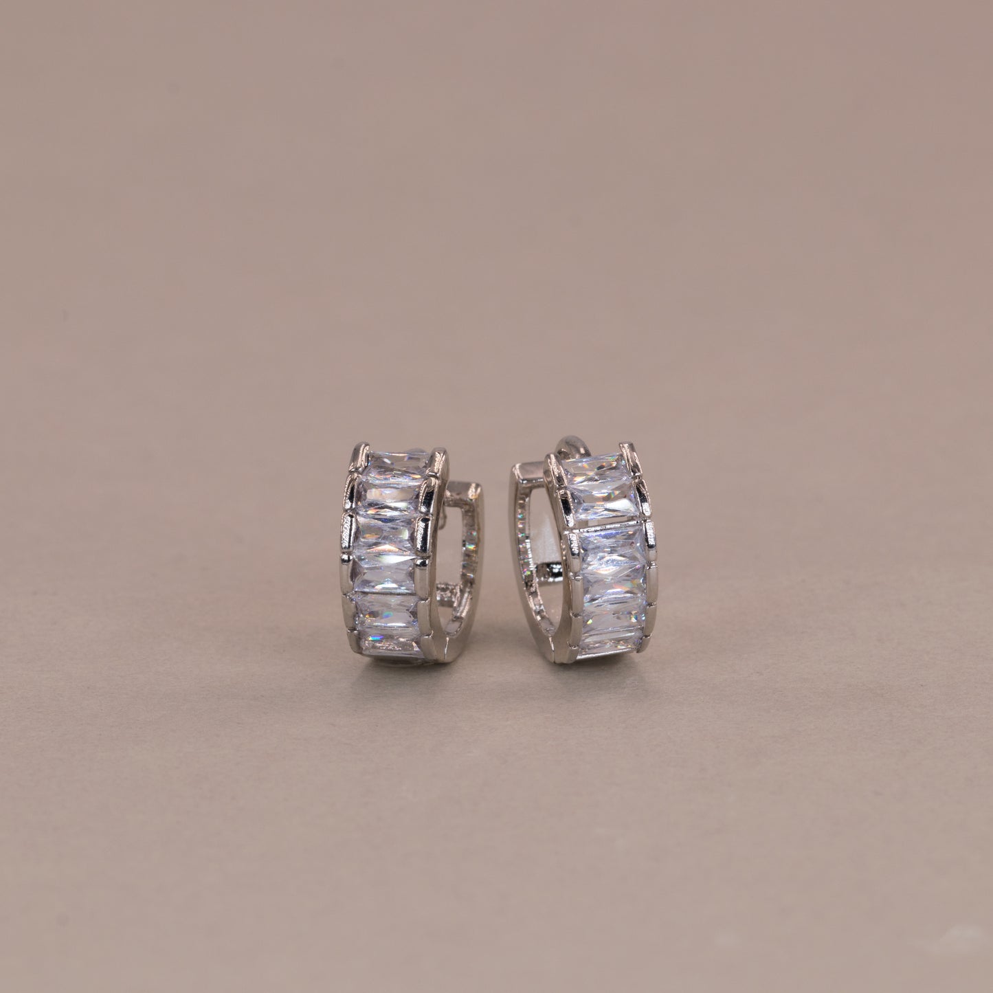 Sparkly Huggie Earrings