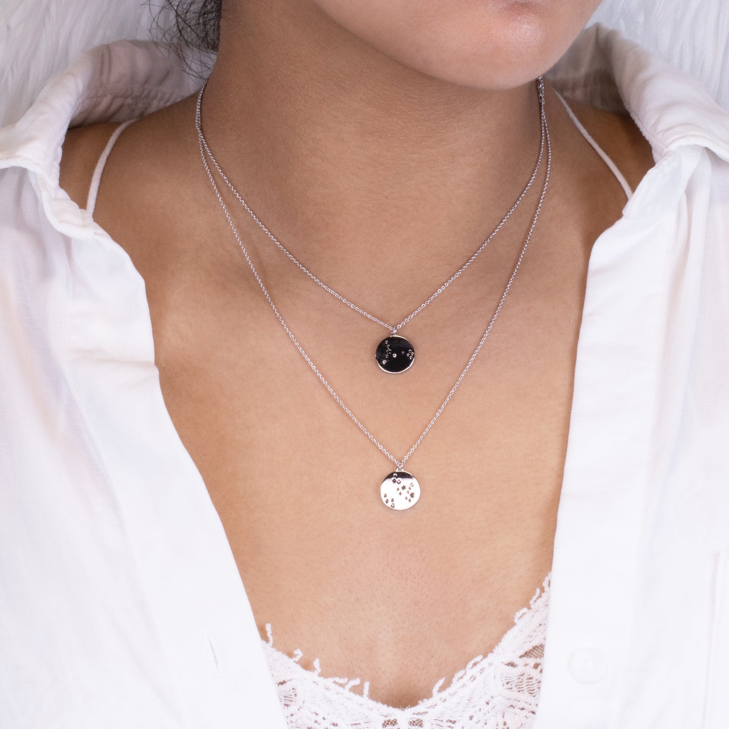 Zodiac Constellation Coin Necklace