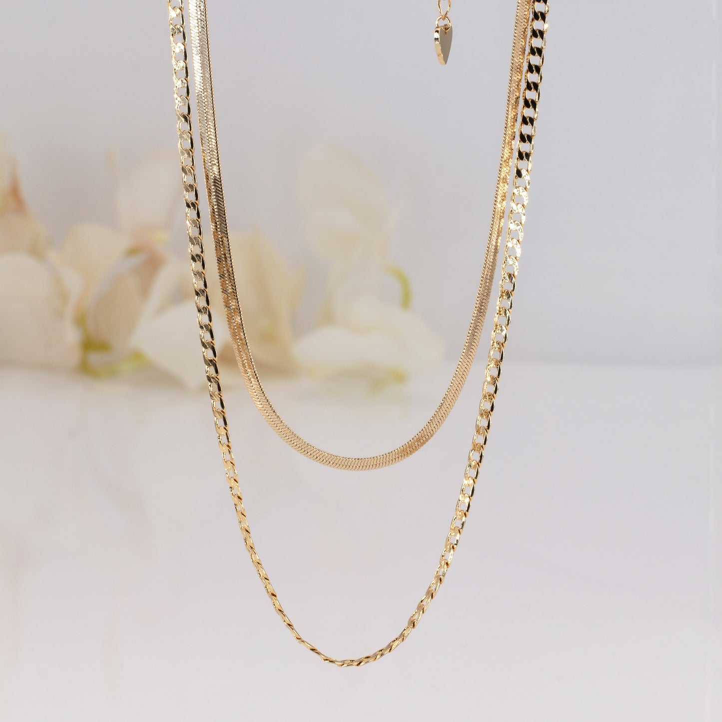 Layered Chain Necklaces Set