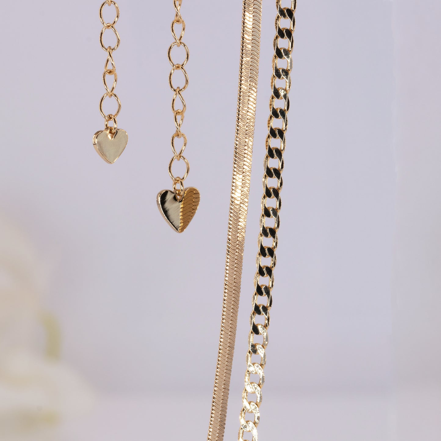 Layered Chain Necklaces Set