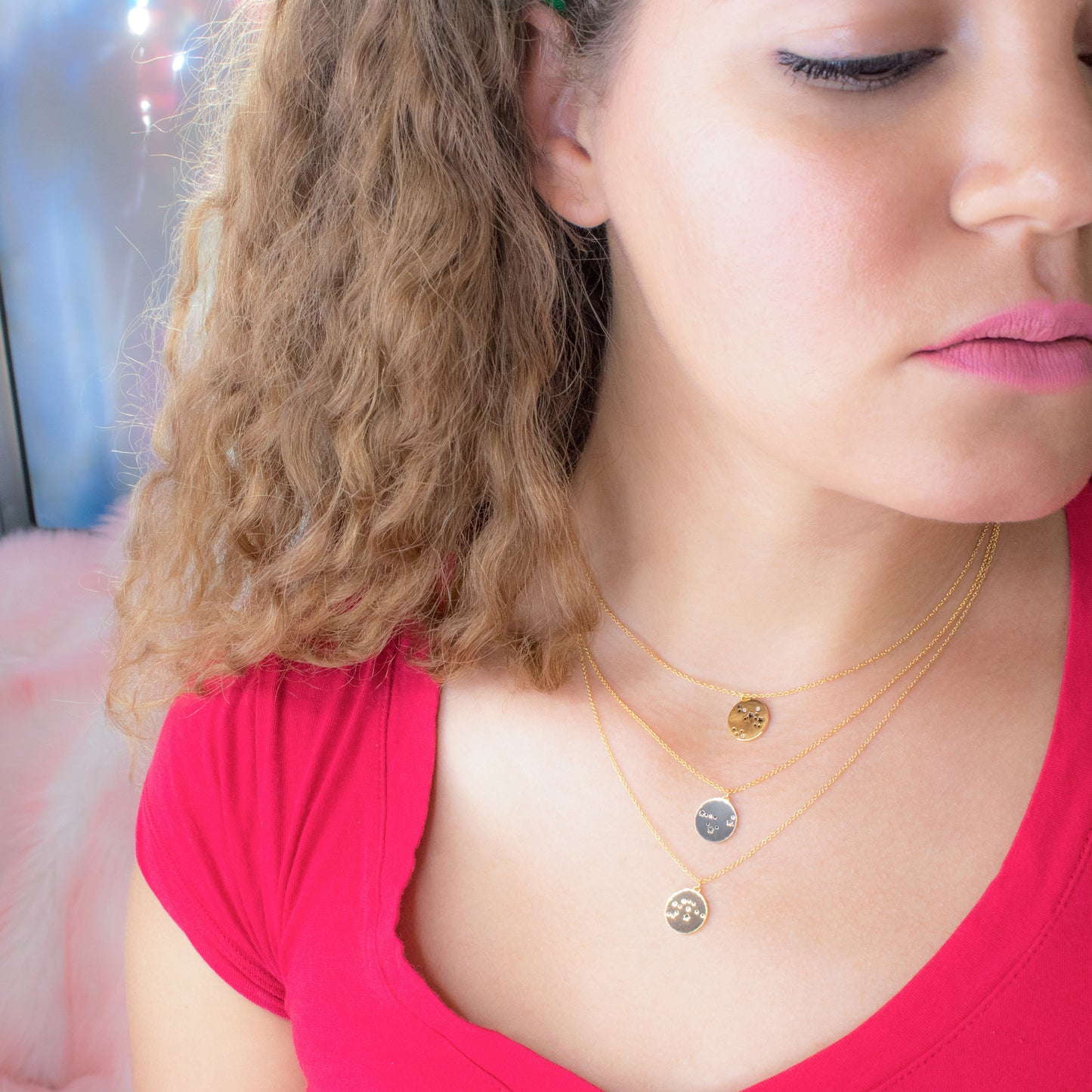 Zodiac Constellation Coin Necklace