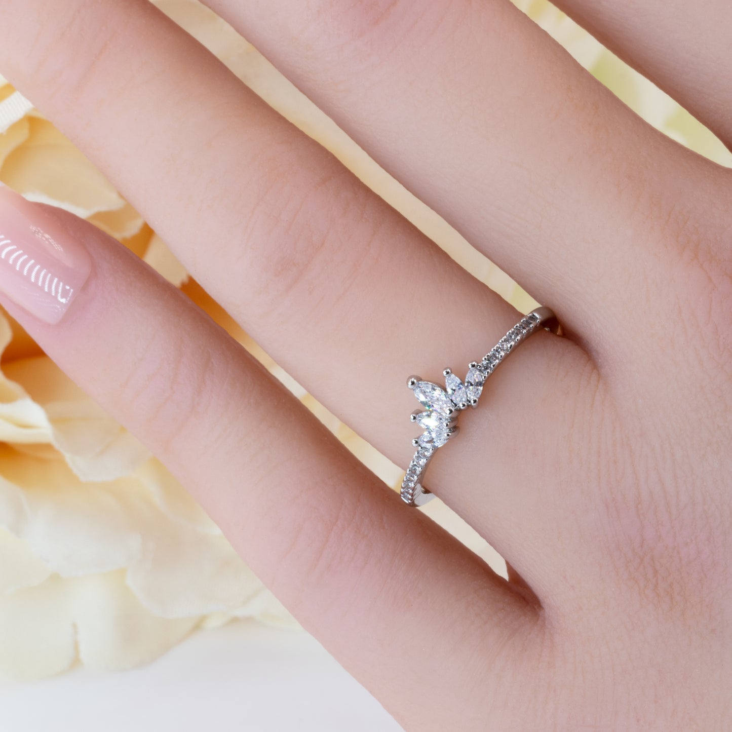 Rapunzel Crown ring