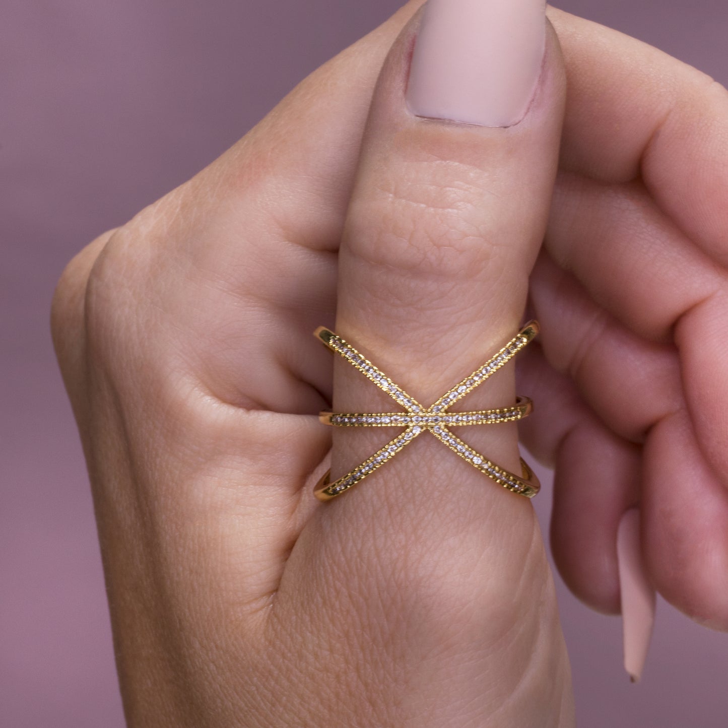 Crisscross Ring