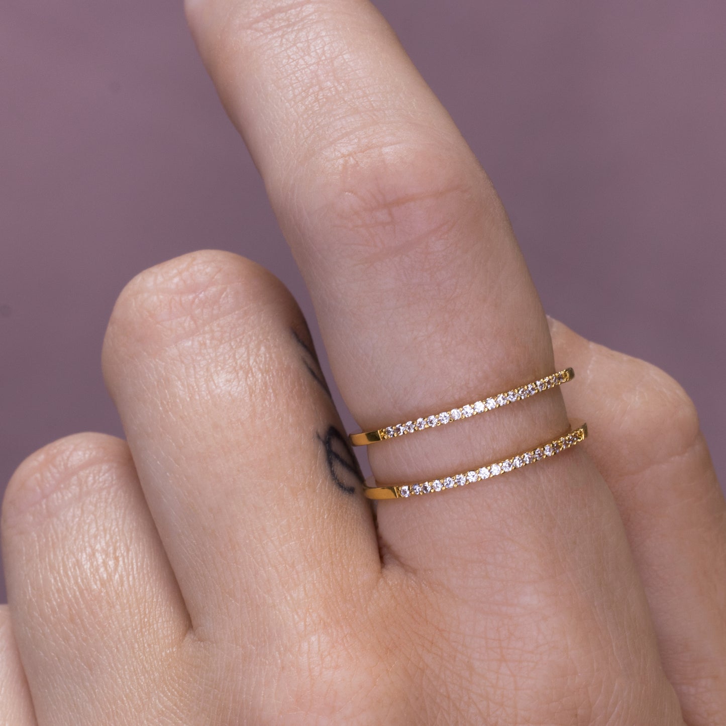 Layered Eternity Ring