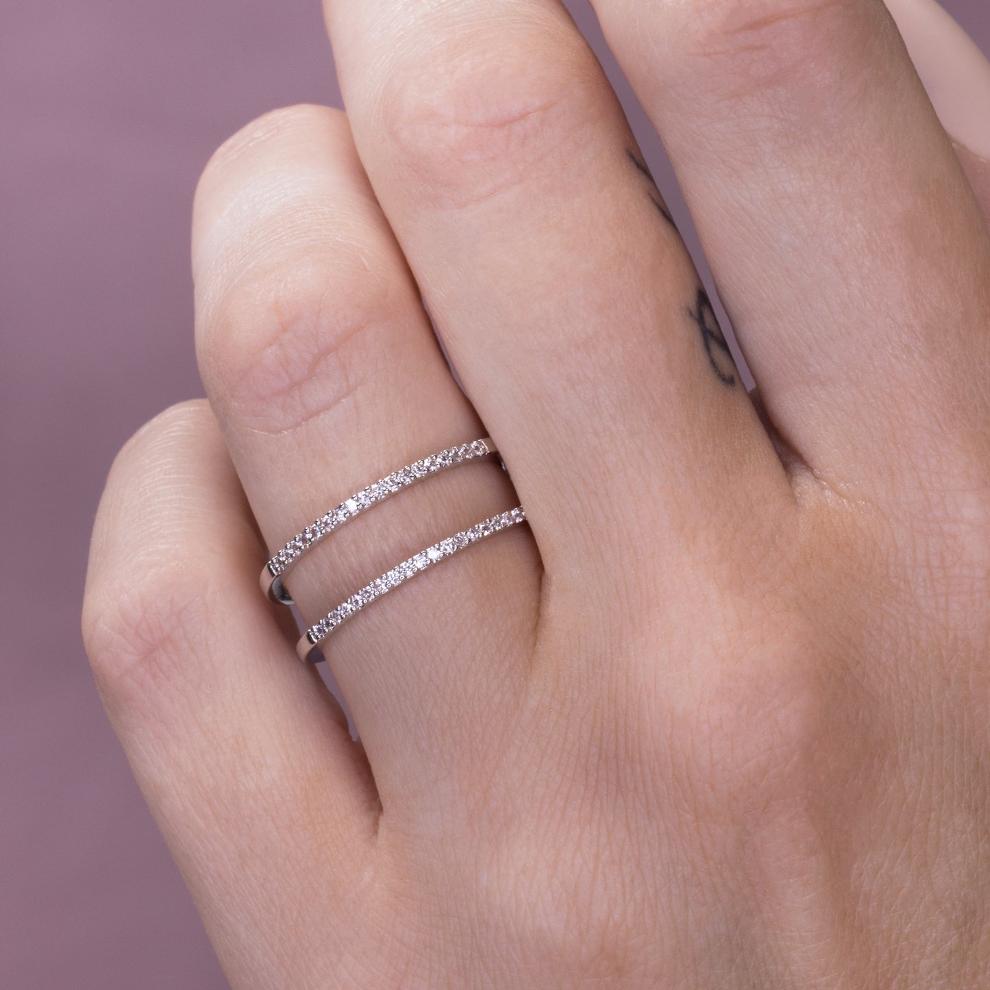 Layered Eternity Ring