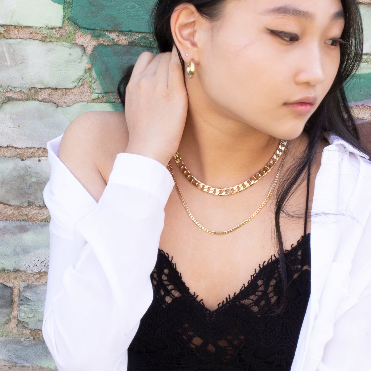 Chunky Chain Necklaces Set