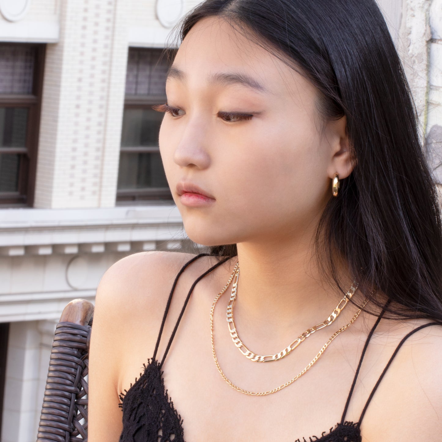 Figaro Chain Necklaces Set