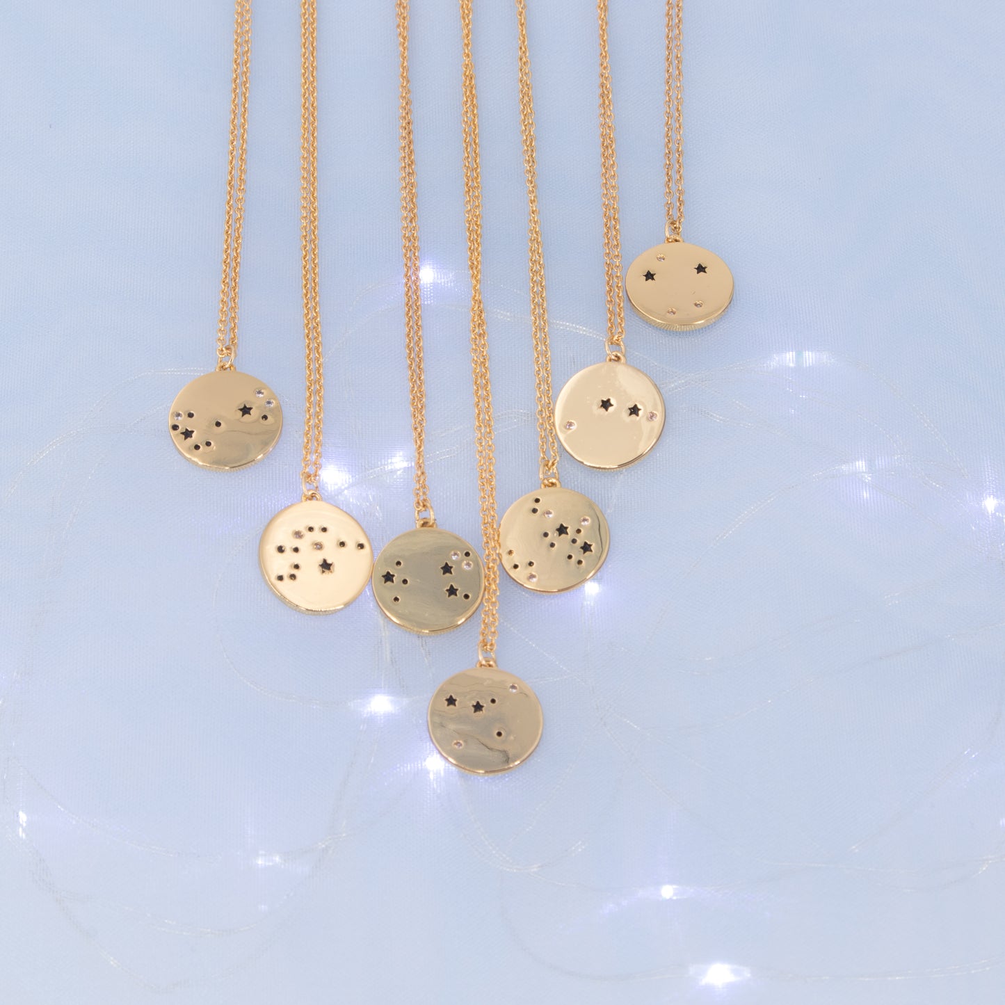 Zodiac Constellation Coin Necklace