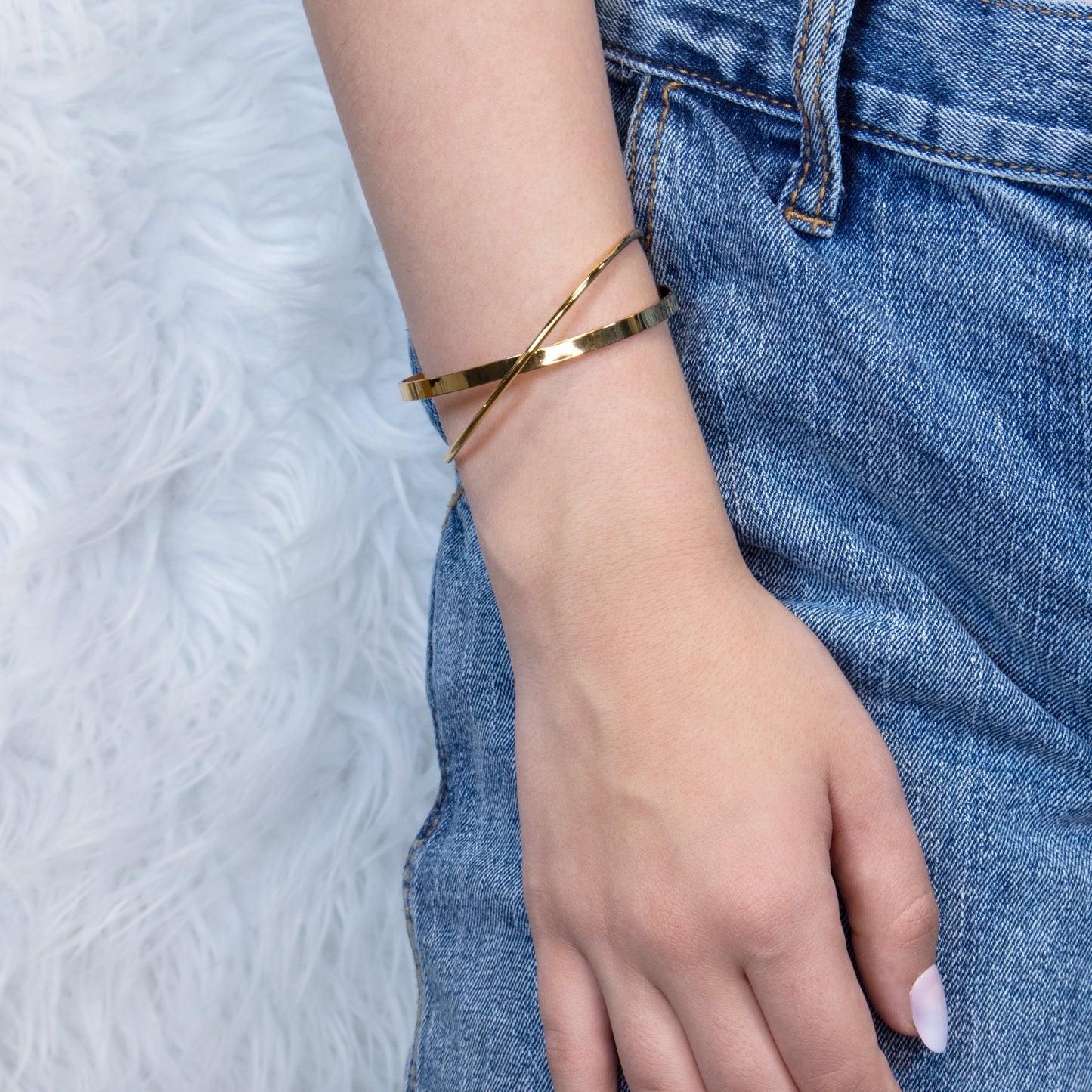 Crisscross Cuff Bracelet