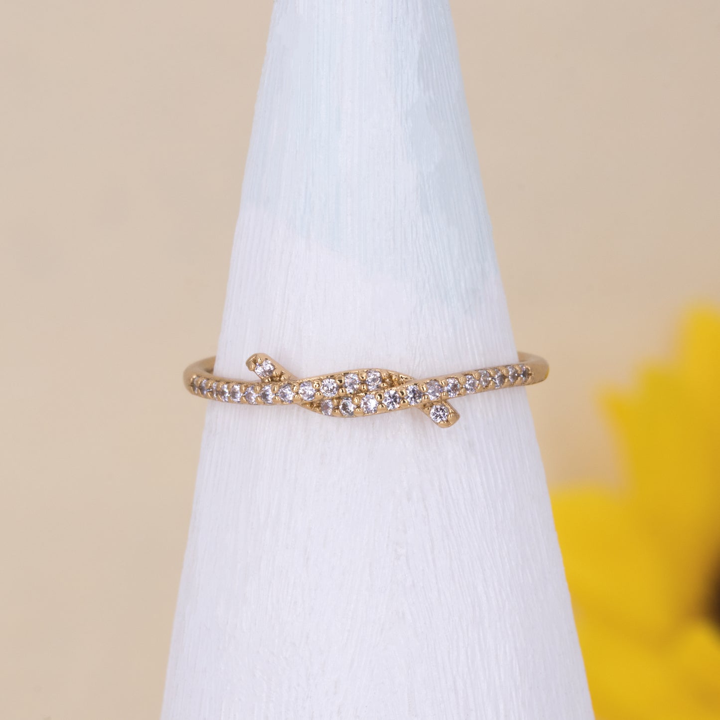 Dainty Tie the Knot Promise Ring