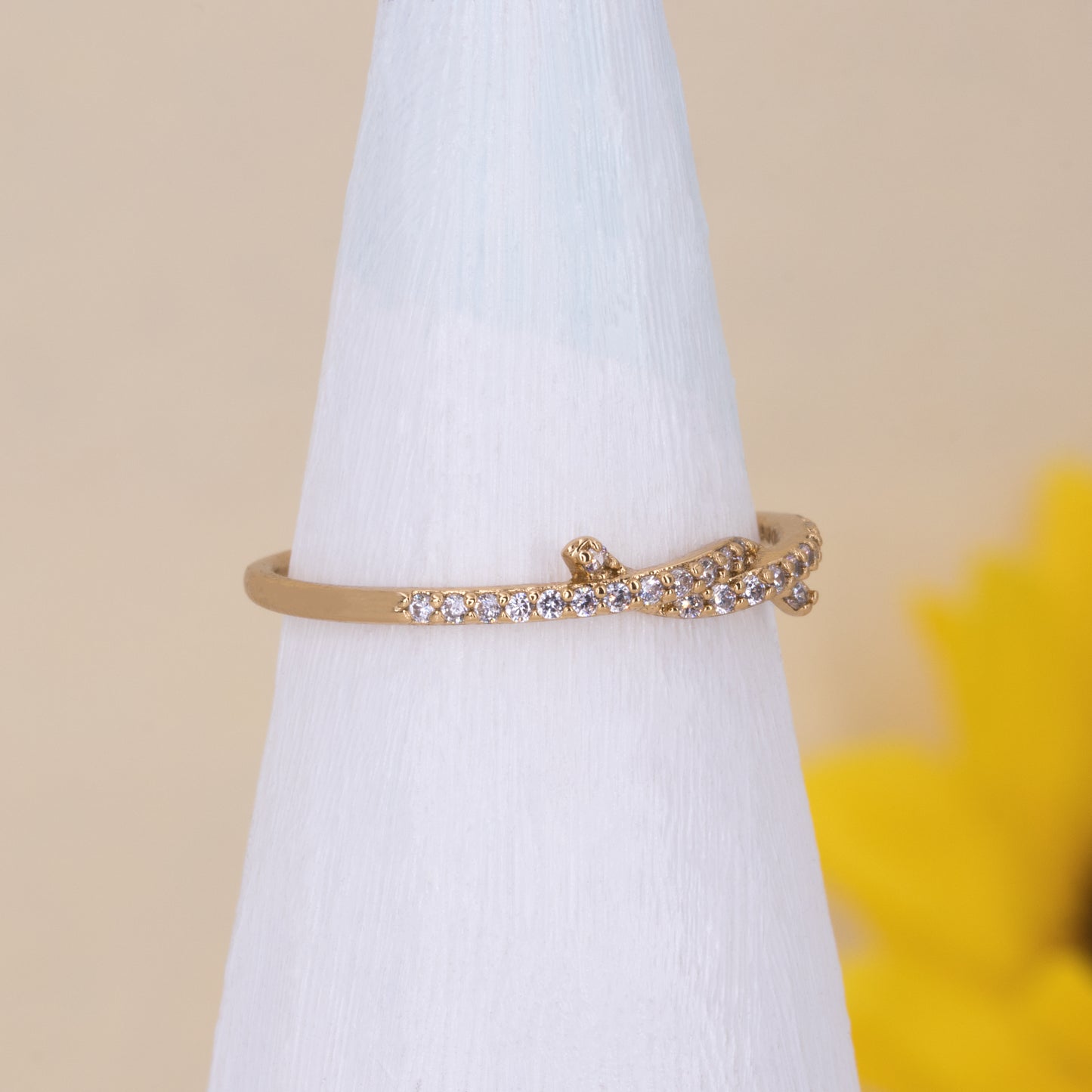 Dainty Tie the Knot Promise Ring