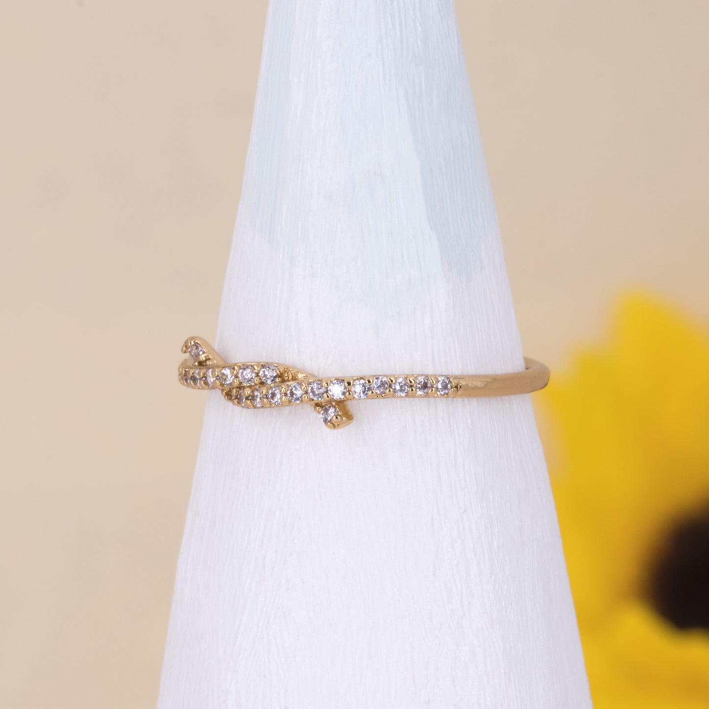 Dainty Tie the Knot Promise Ring