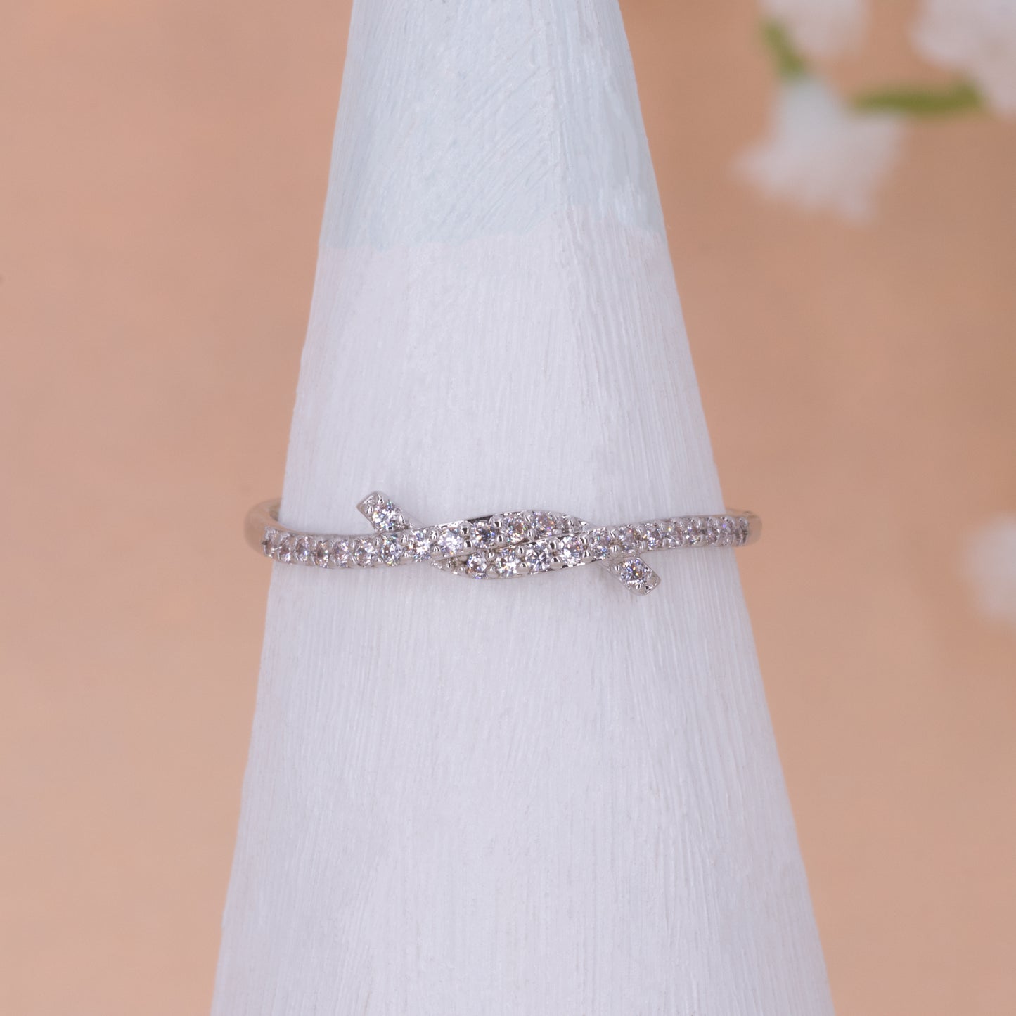 Dainty Tie the Knot Promise Ring