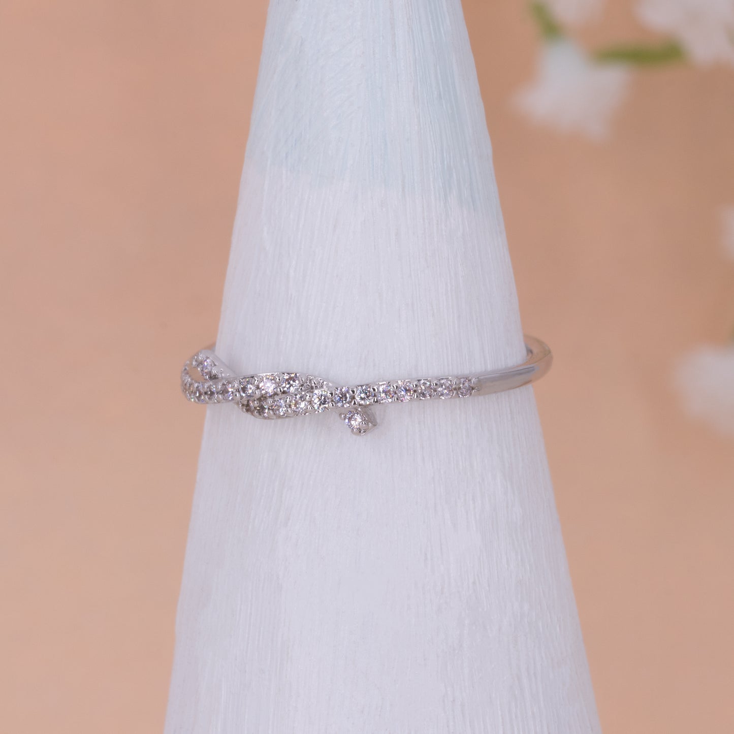 Dainty Tie the Knot Promise Ring