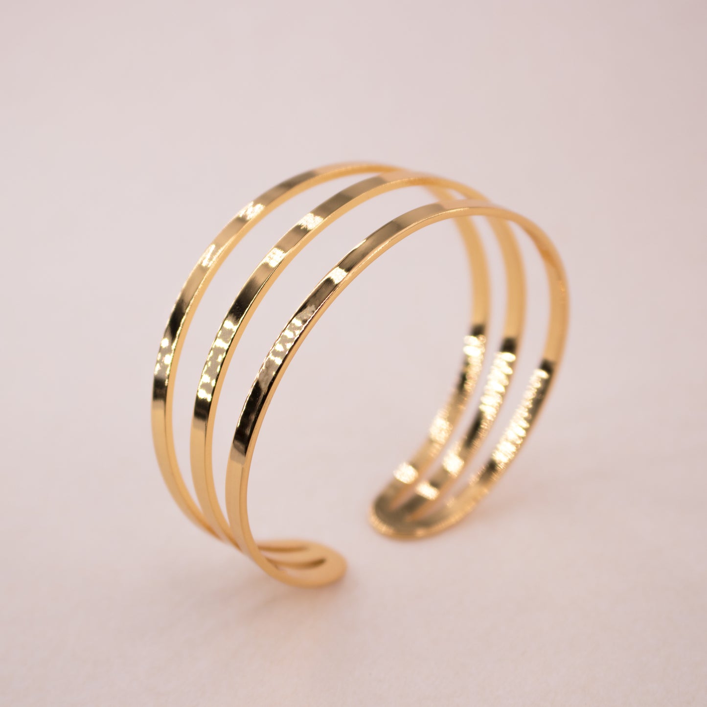 Stacked Layered Cuff Bracelet