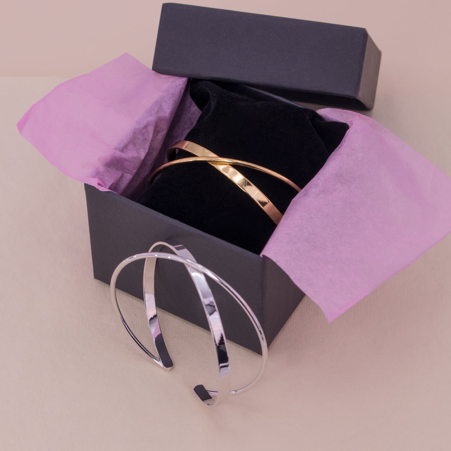 Crisscross Cuff Bracelet