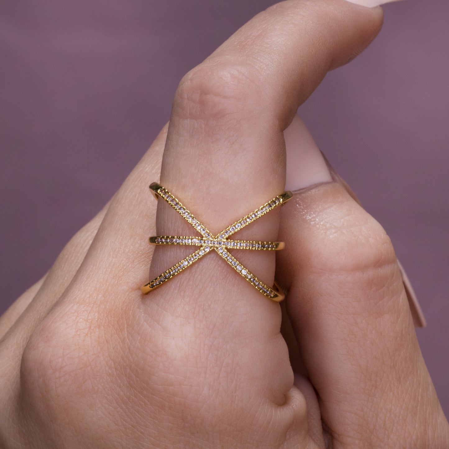 Crisscross Ring