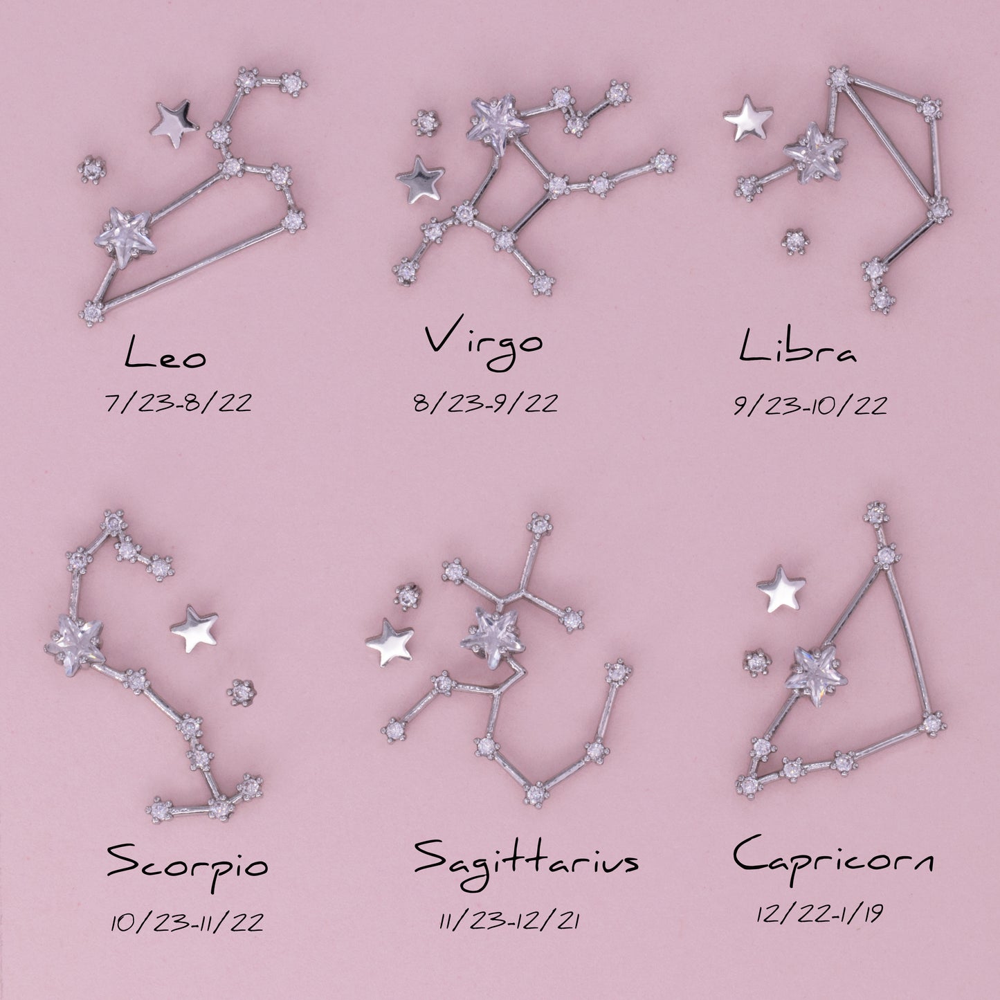 Zodiac Constellation Earrings