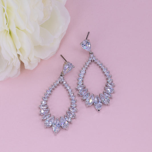 Teardrop Chandelier Earrings