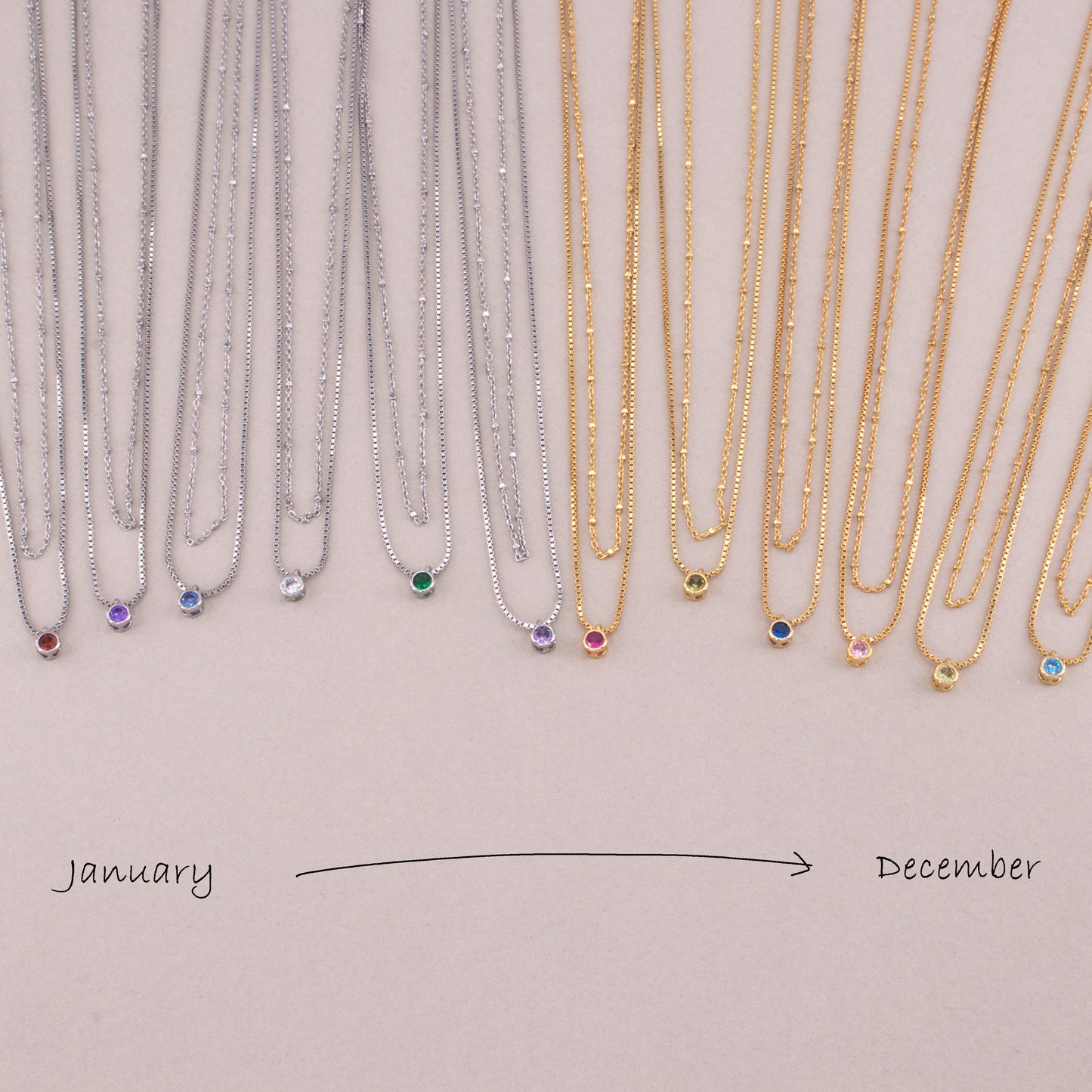 Birthstone Necklace