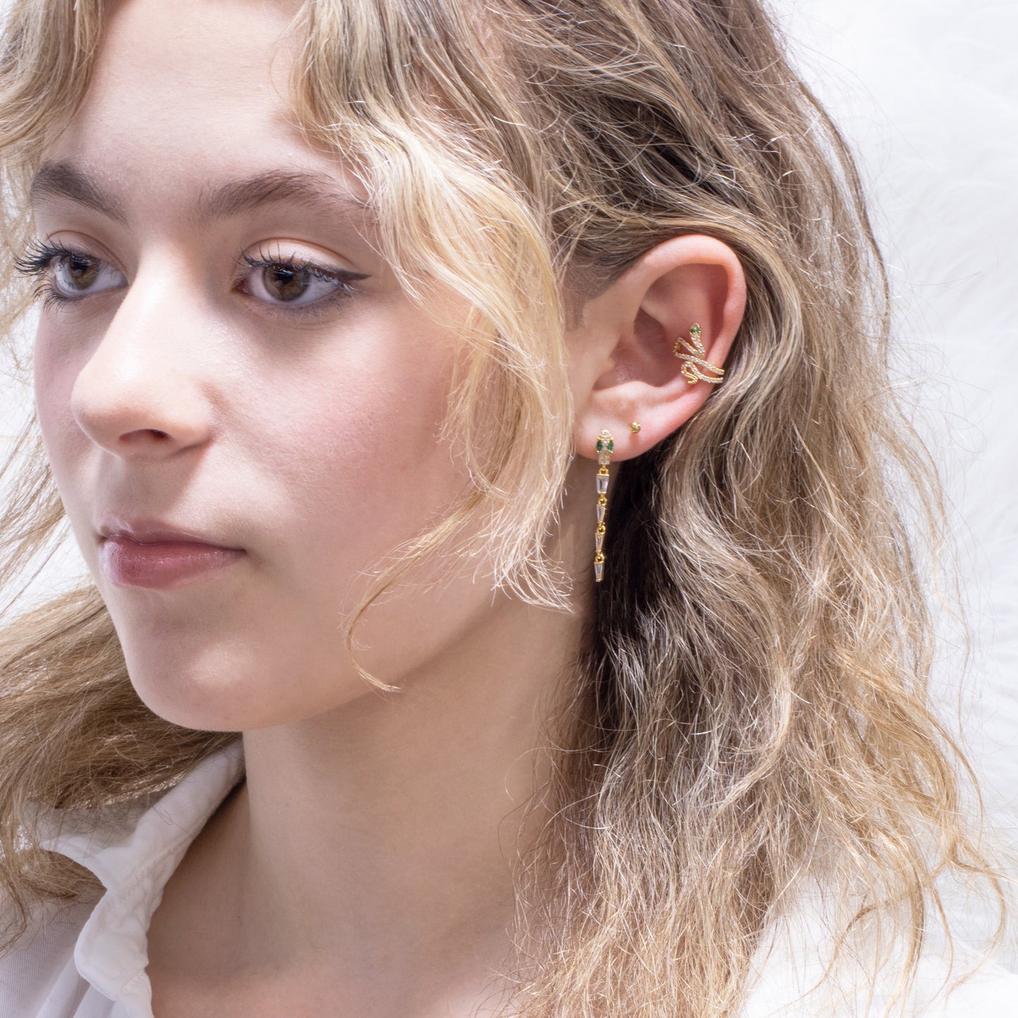Snake Earrings Set