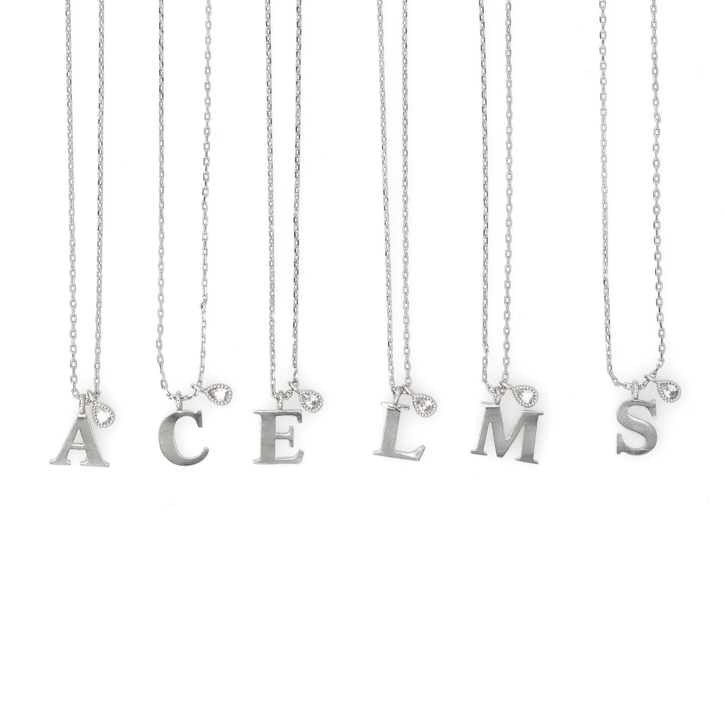 Initial Charm Necklace