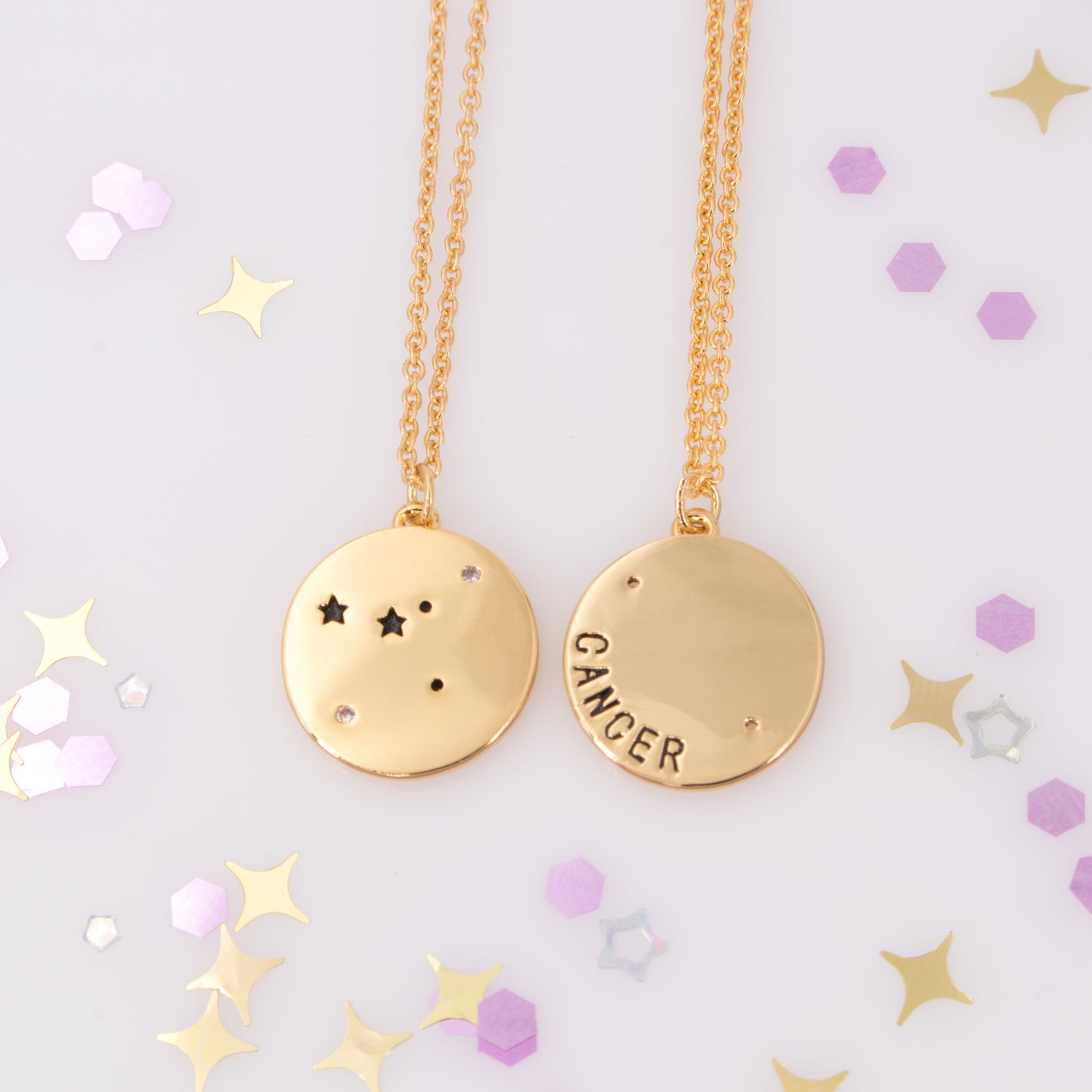 Zodiac Constellation Coin Necklace