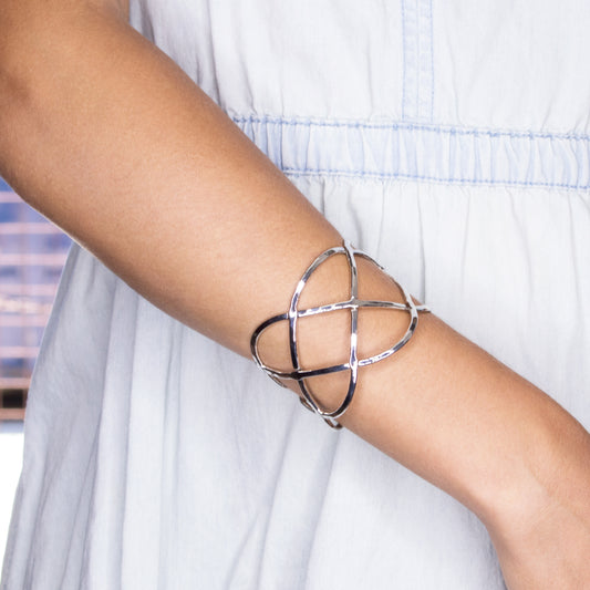 Woven Wire Cuff Bracelet