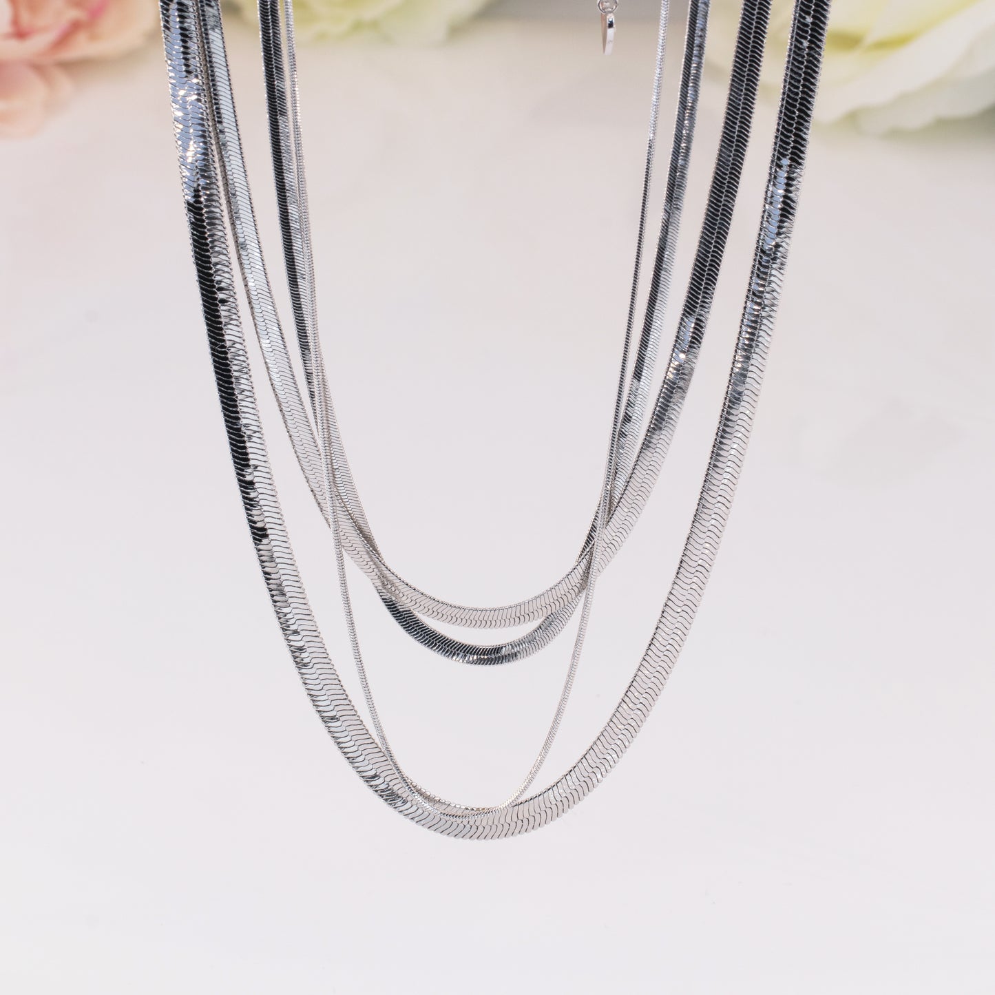 Herringbone Necklaces Set of 4