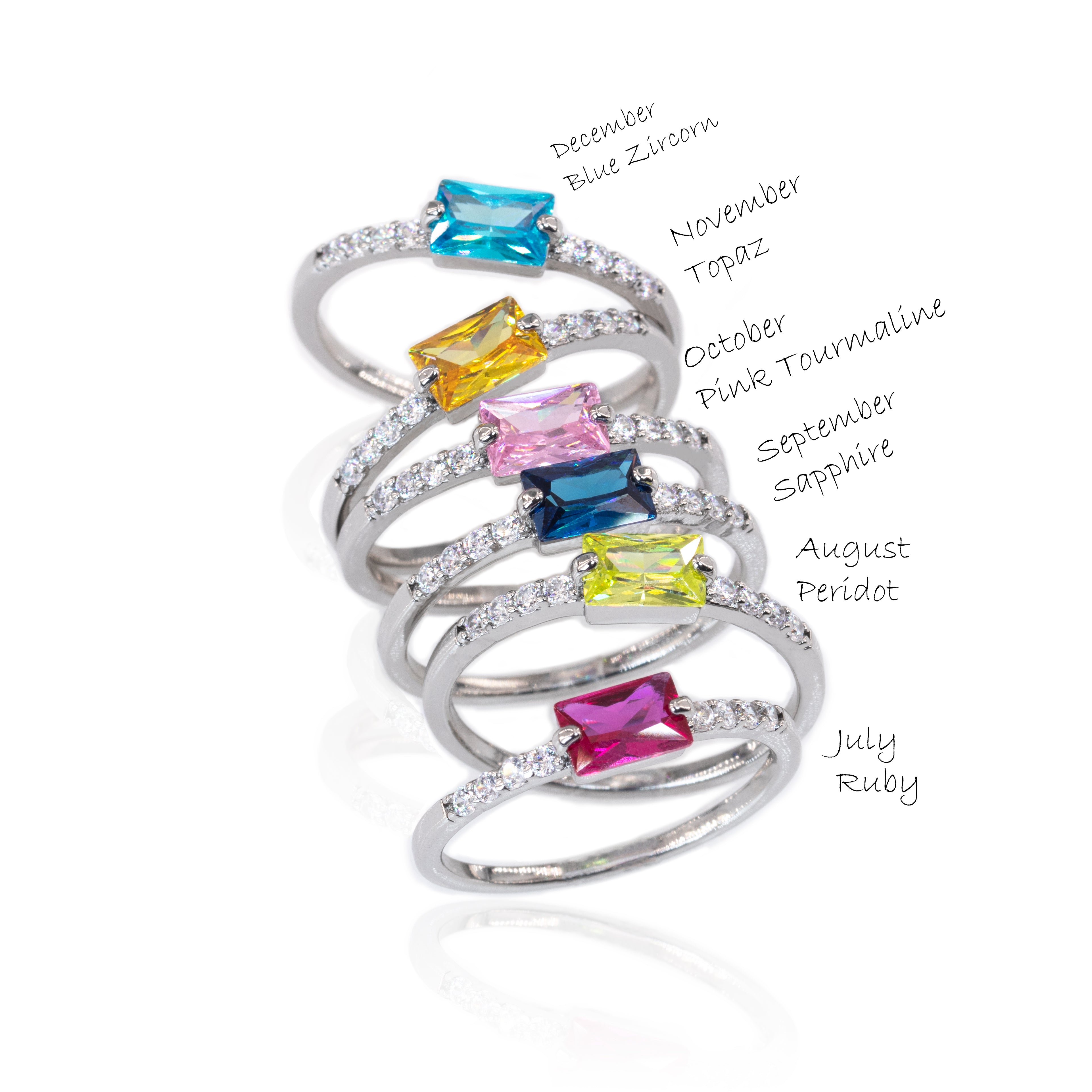 Birthstone rings deals