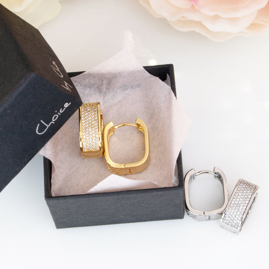 Glam Hoop Earrings