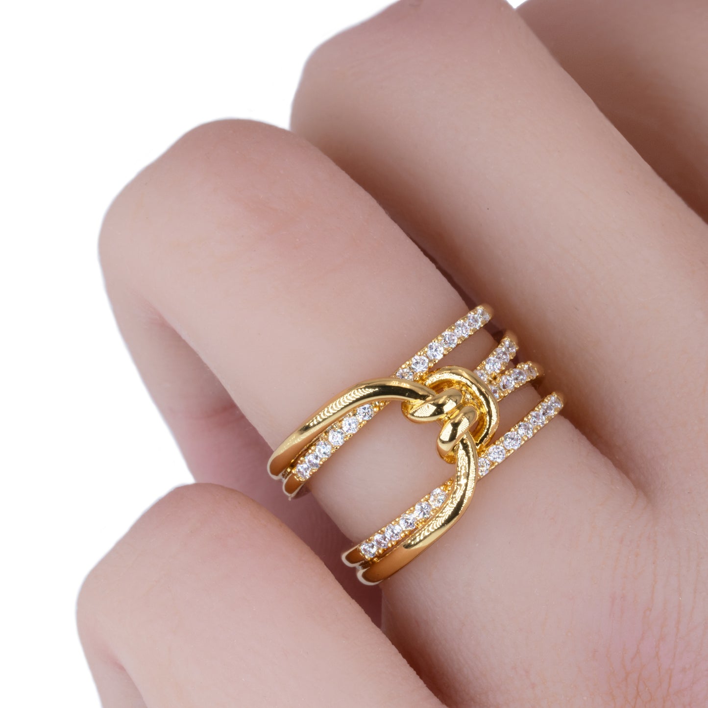 Statement Tie The Knot Ring