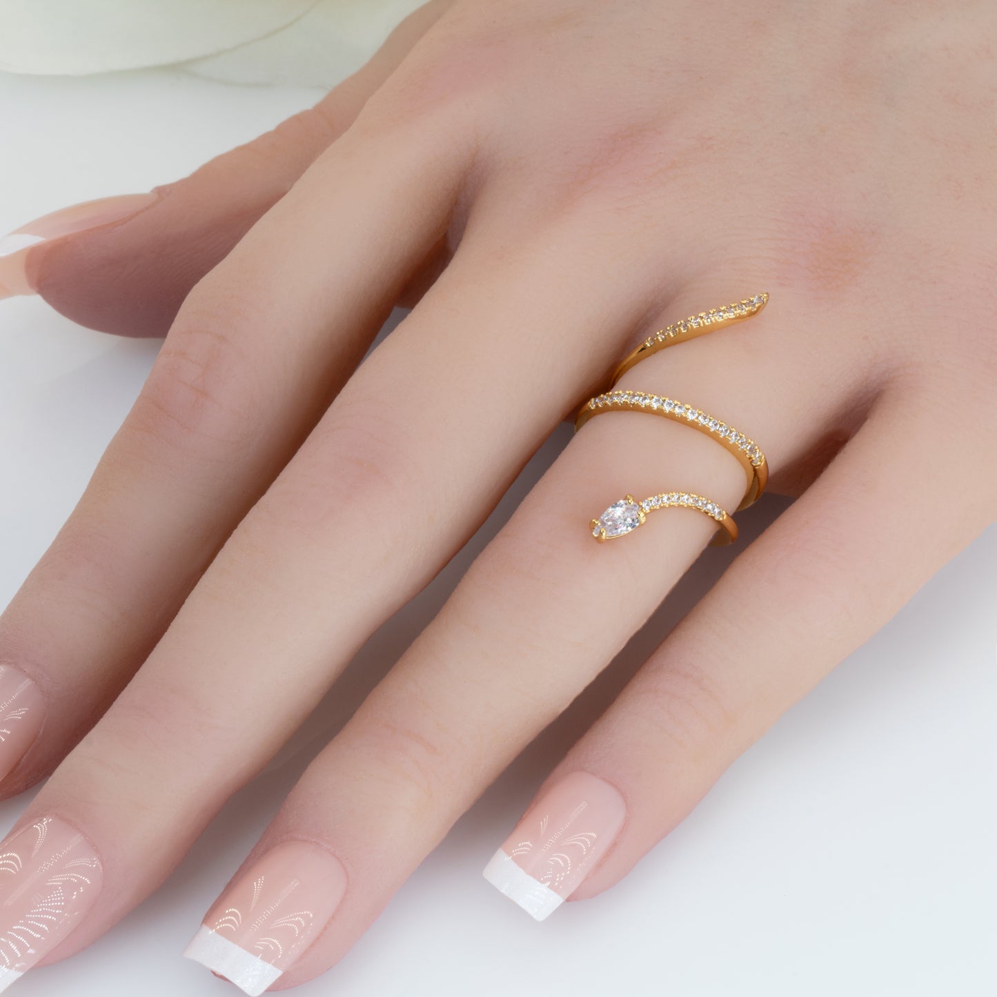 Dainty Snake Ring