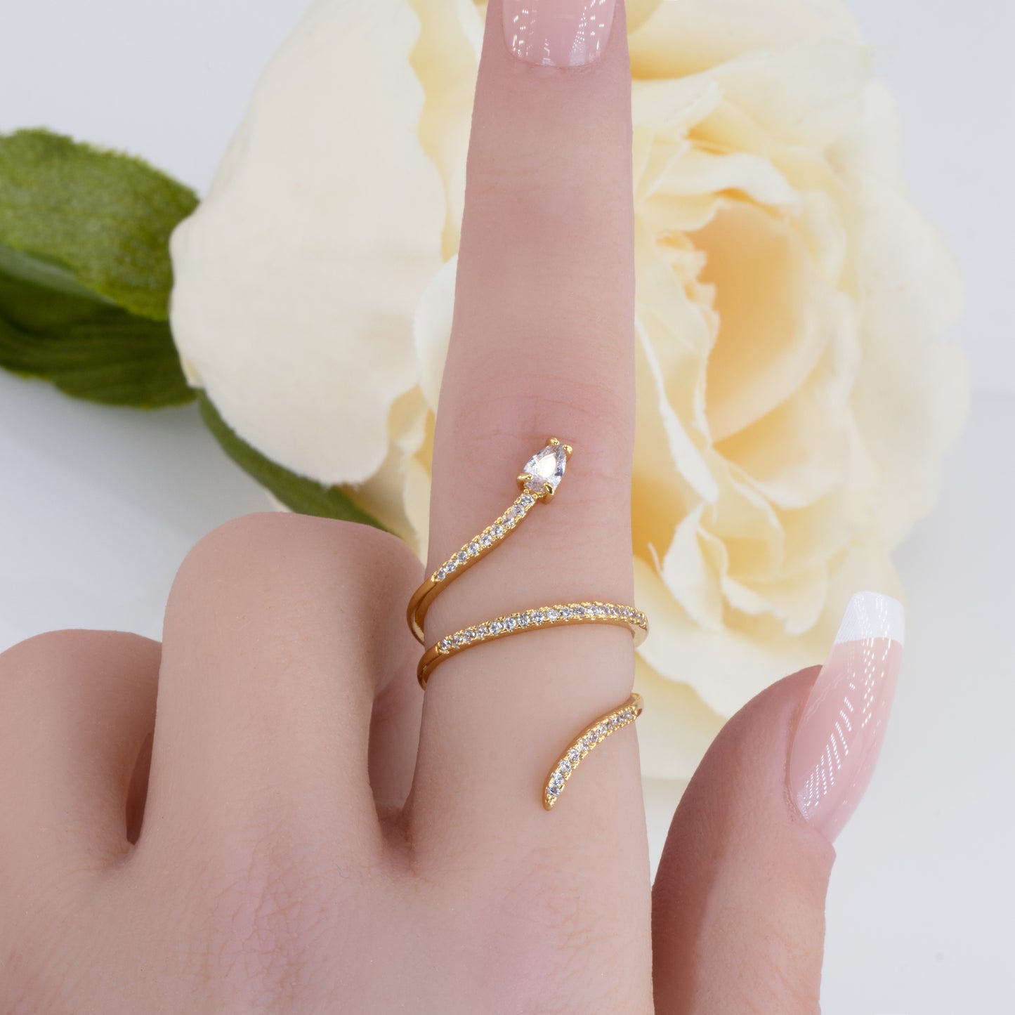 Dainty Snake Ring