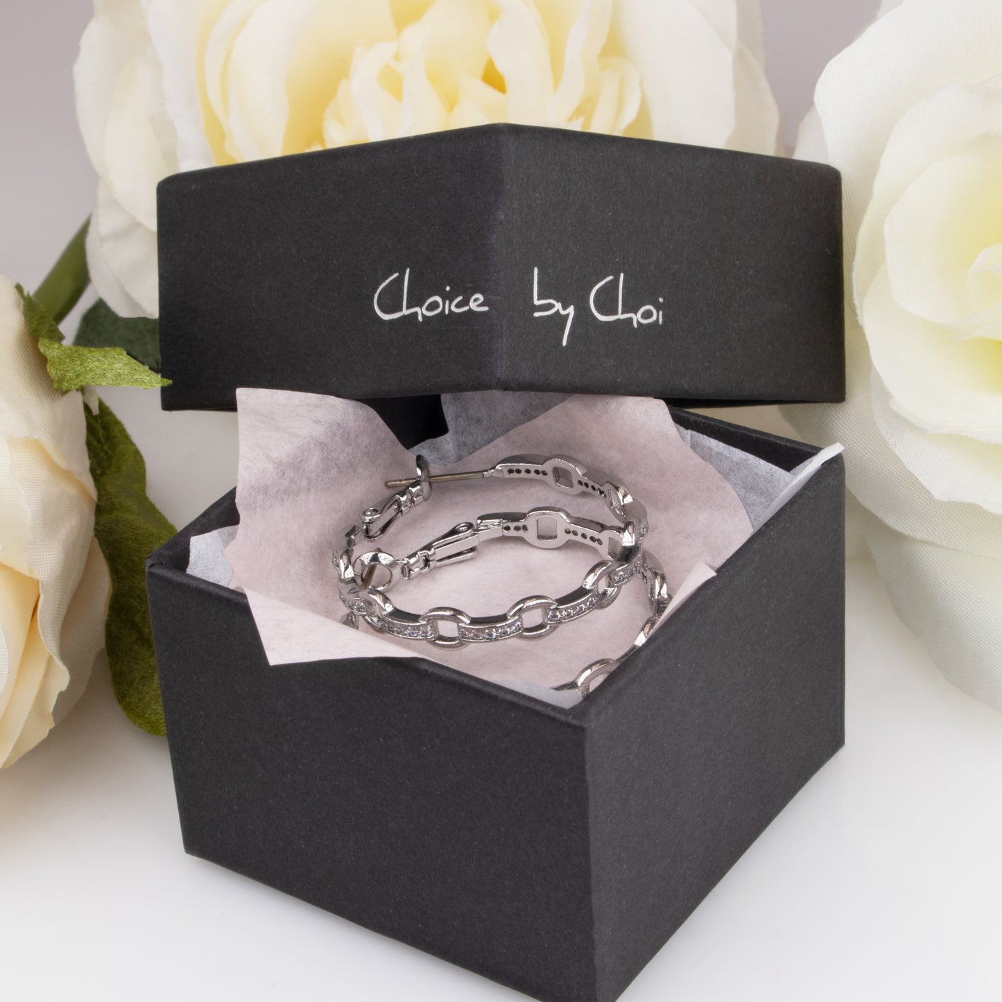 Chain Hoop Earrings Gift