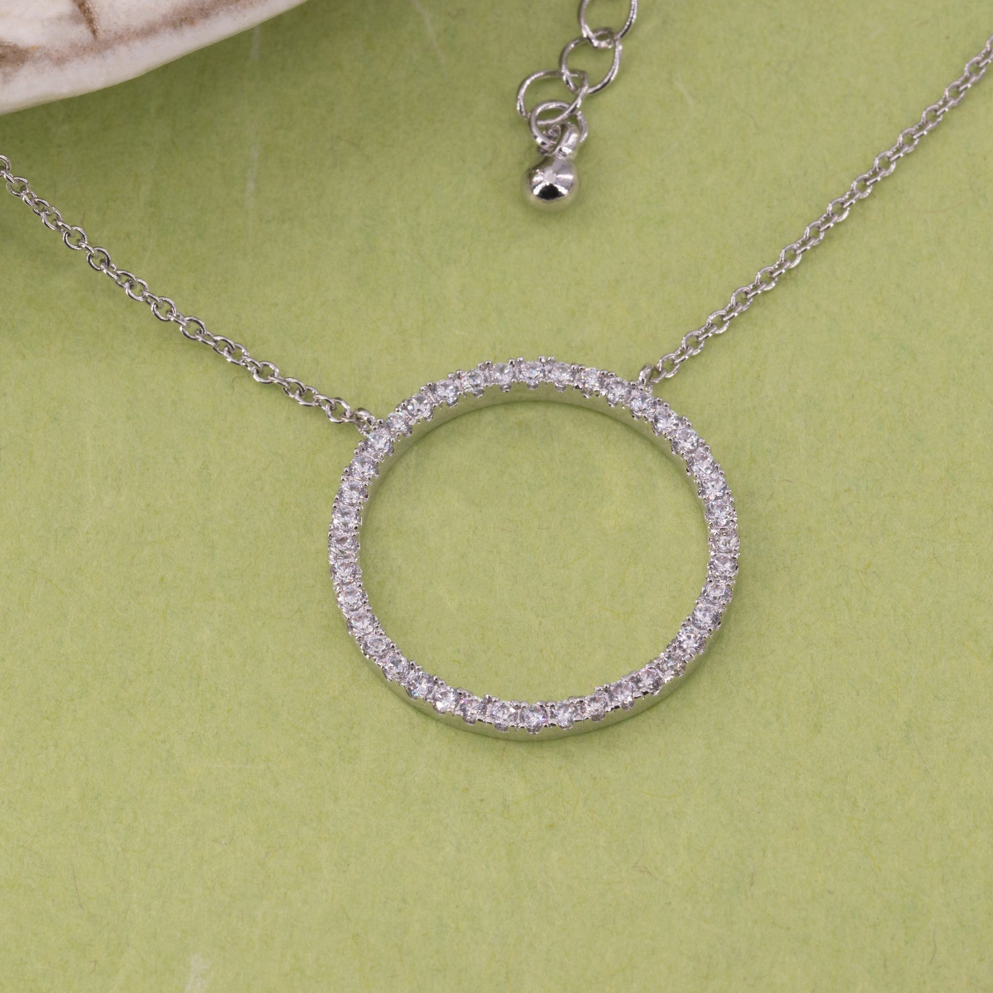 Cut Out Circle Necklace