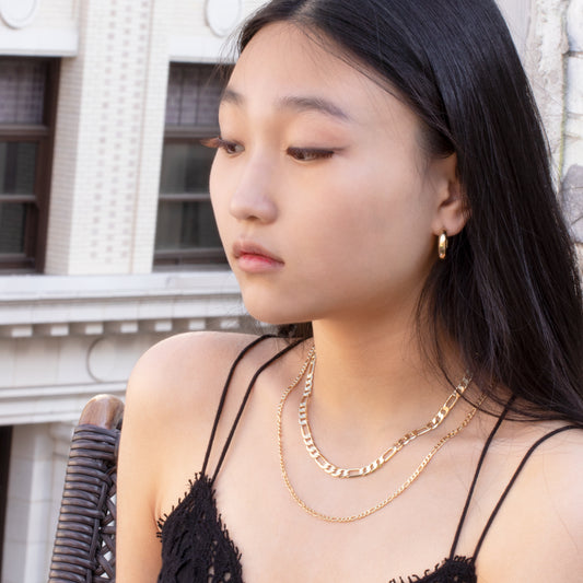 Figaro Chain Necklaces Set