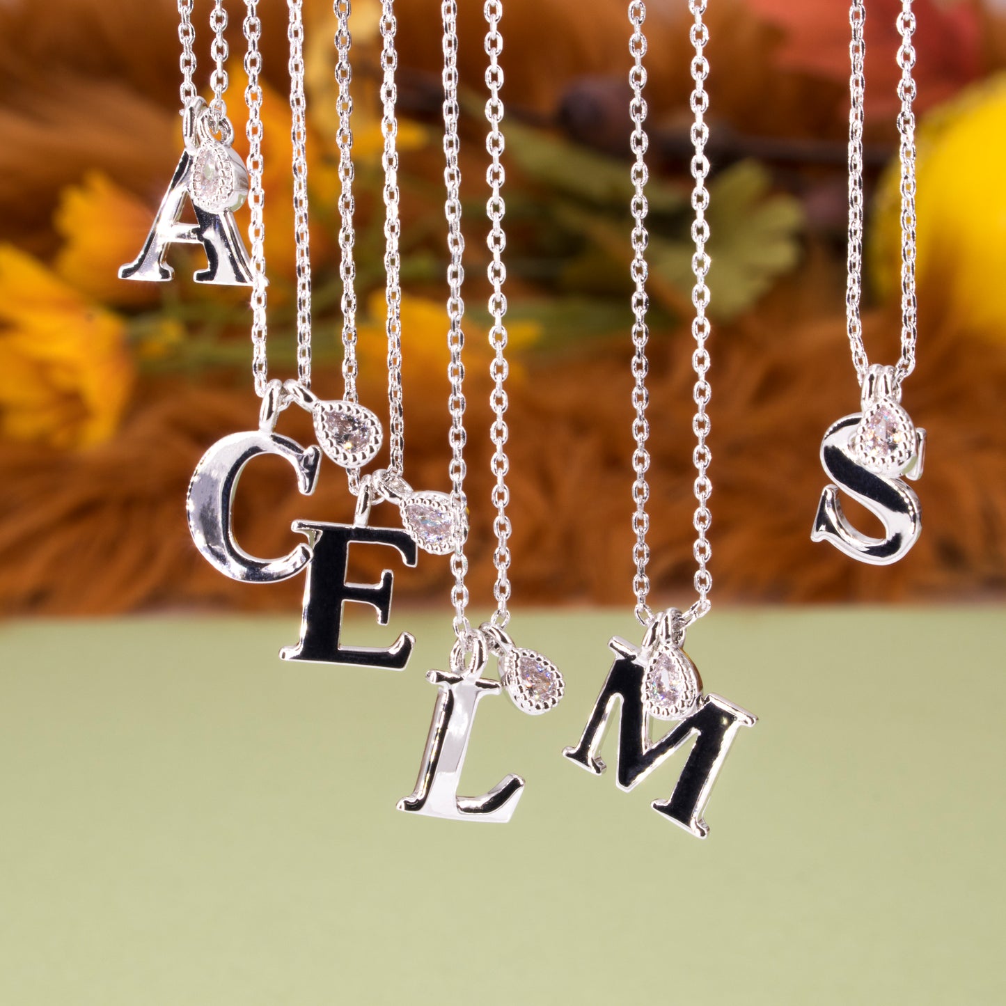 Initial Charm Necklace