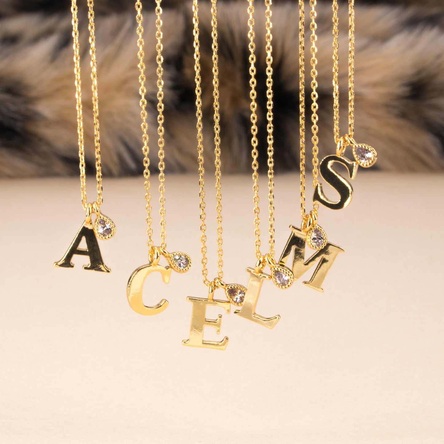 Initial Charm Necklace