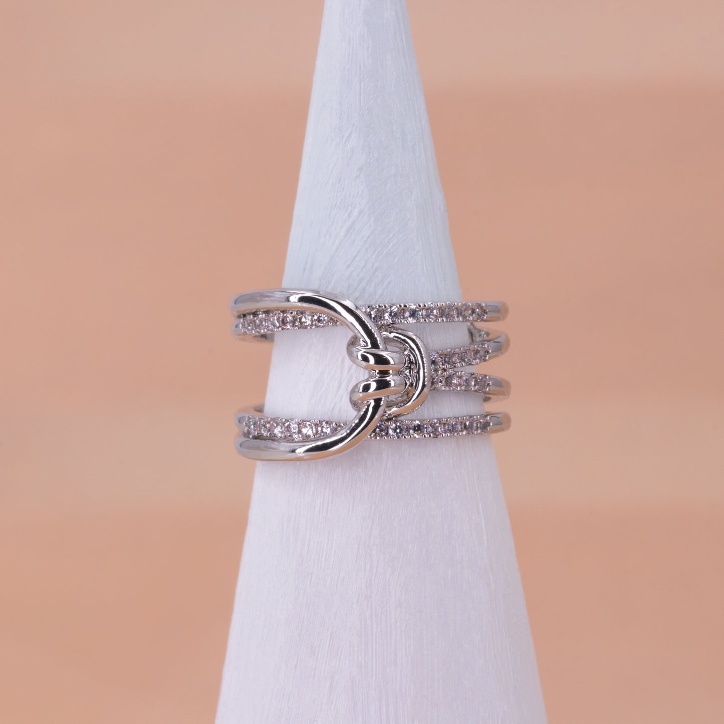 Statement Tie The Knot Ring