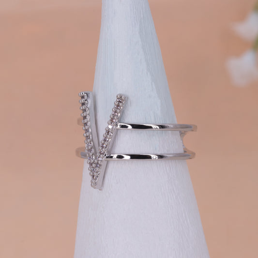 V Layered Ring
