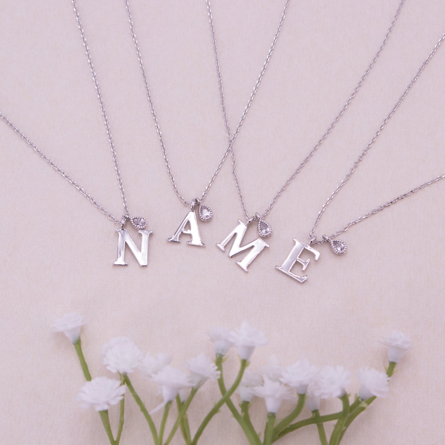 Initial Charm Necklace