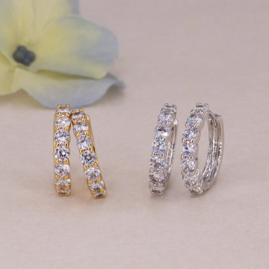 Small Huggie Hoop Earrings