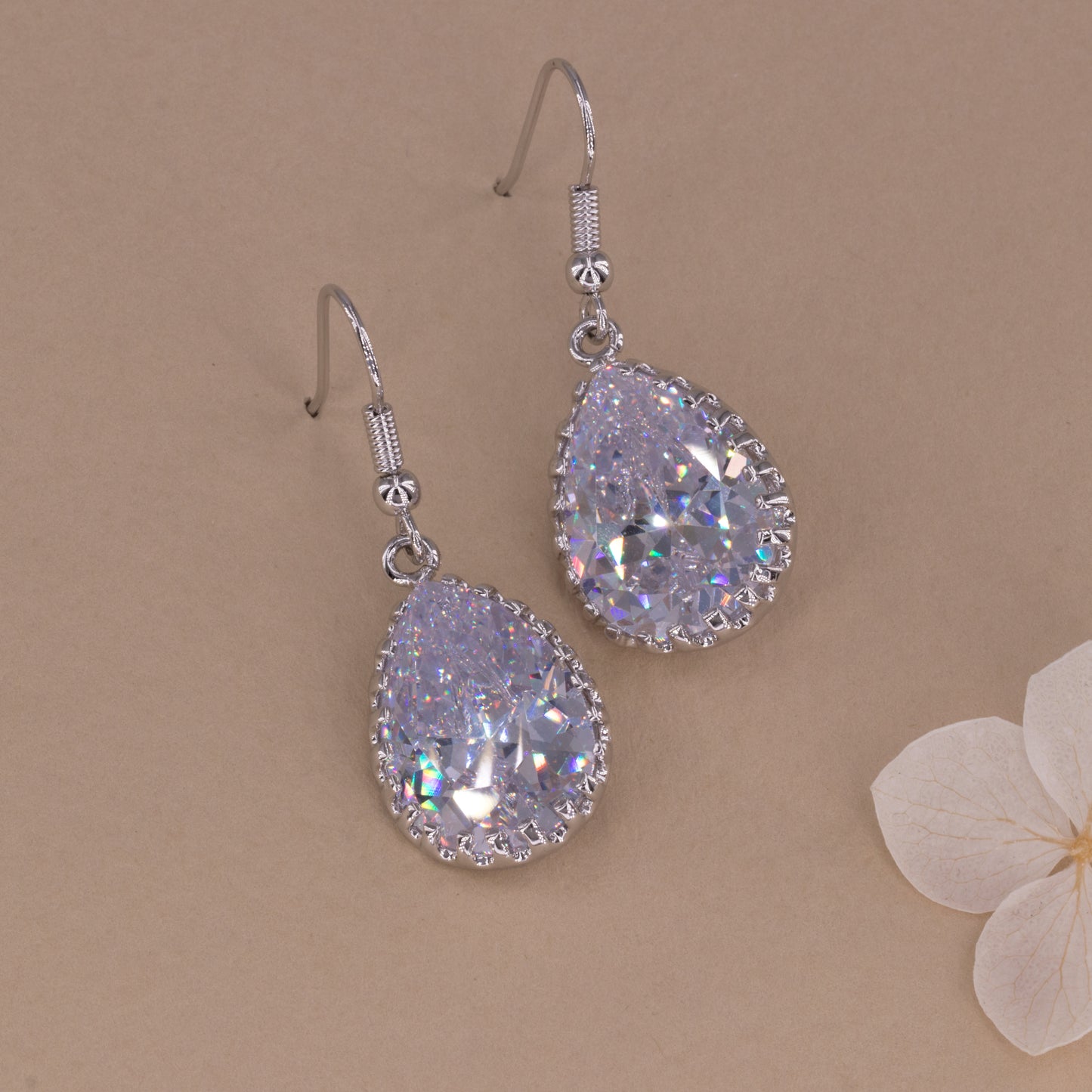 Big Teardrop Dangle Earrings